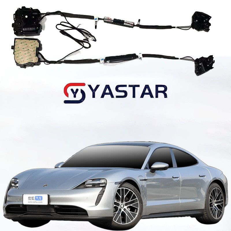 Porsche Taycan electric suction door installation effect